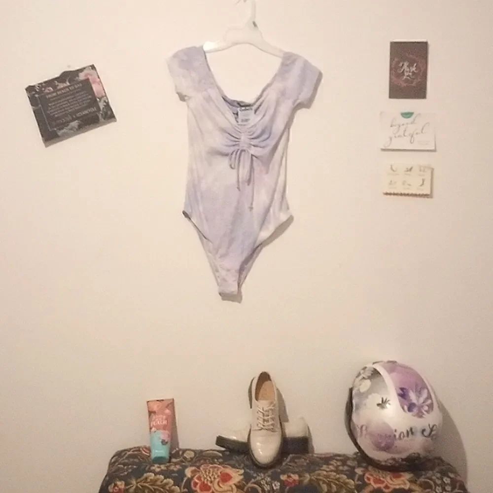 NWT Off Shoulder Tye-dye Bodysuit!*